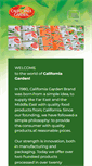 Mobile Screenshot of californiagarden.com